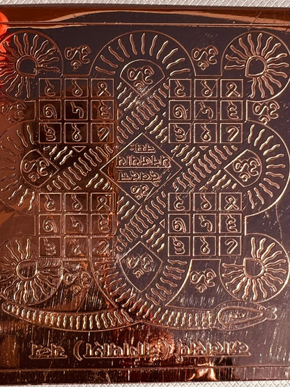 Powerful Tantric NAGA/NAGINI  yantra